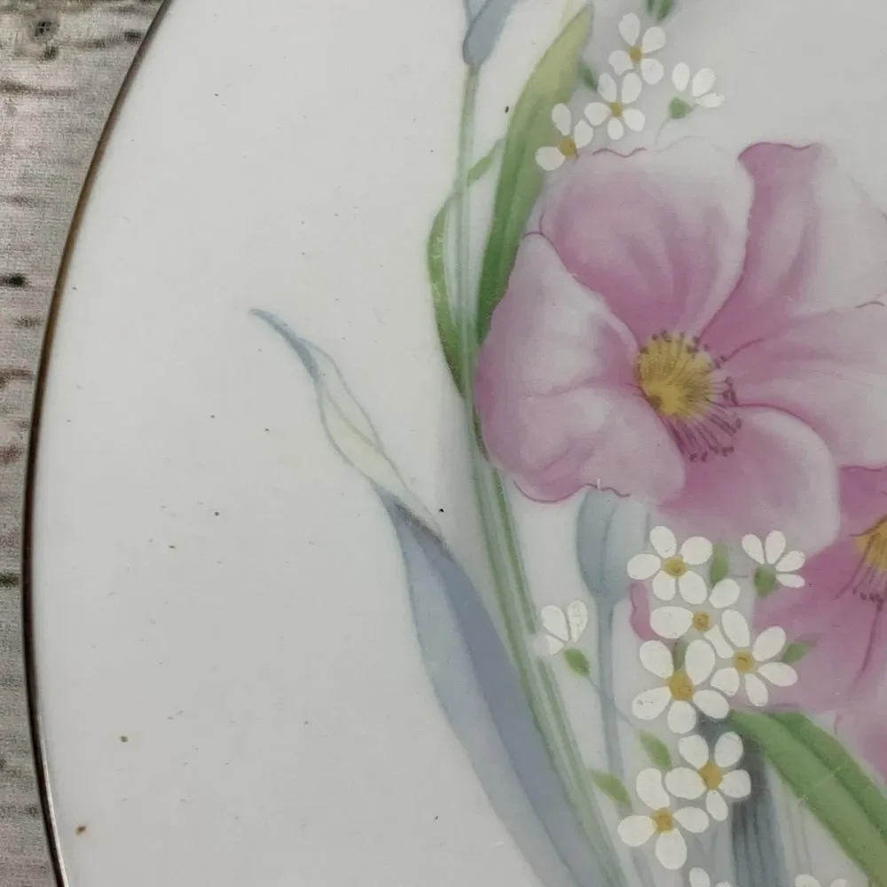 Studio Nova MA202 Pink Vista Floral Dinner Plate‎ Fine China Dinnerware